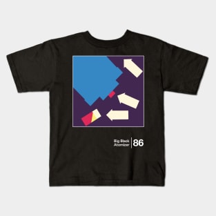 Big Black - Atomizer / Minimalist Artwork Design Kids T-Shirt